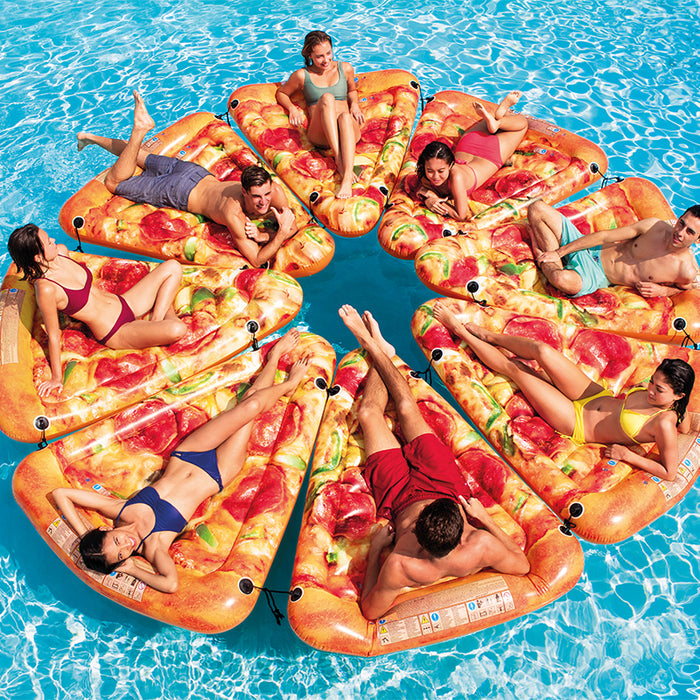 Pizza Slice Inflatable Pool Float for Summer Fun