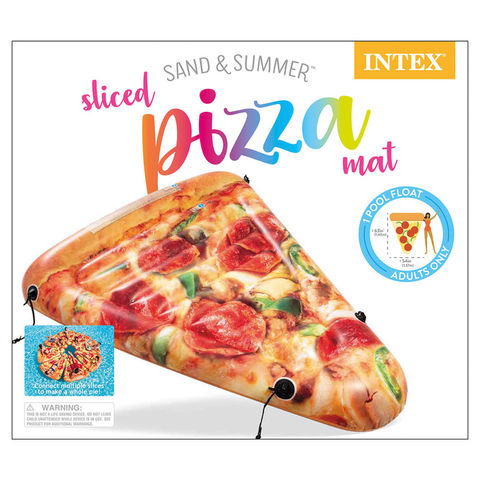 Pizza Slice Inflatable Pool Float for Summer Fun