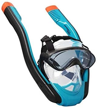 Bestway SeaClear Vista Full Face Snorkel Mask for Adults - Underwater Dive Mask with Clear View and Snorkeling Comfort