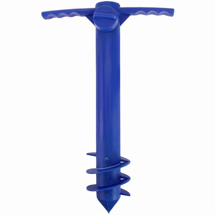 Bluewater Beach Umbrella Sand Anchor, One Size Fits All, Safe Stand for Strong Winds