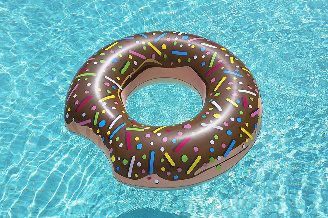 Bestway Inflatable Donut Swim Tube - Pool Floats for Kids and Adults - Water Party, River, Lake Inner Tube Floats with 2 Heavy Duty Handles